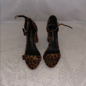 Madden Girl cheetah print heels